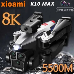 For Xiaomi K10Max Drone 8K Professinal Three Camera Wide Angle Optical Flow Localization Obstacle Avoidance RC Quadcopter