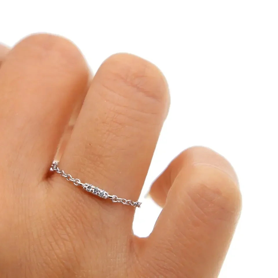 Delicate 925 Sterling Silver Cz Rings for Women Paved Different Shape 5A Cubic Zirconia Gold/Rose Gold/Silver Color Fine Jewelry