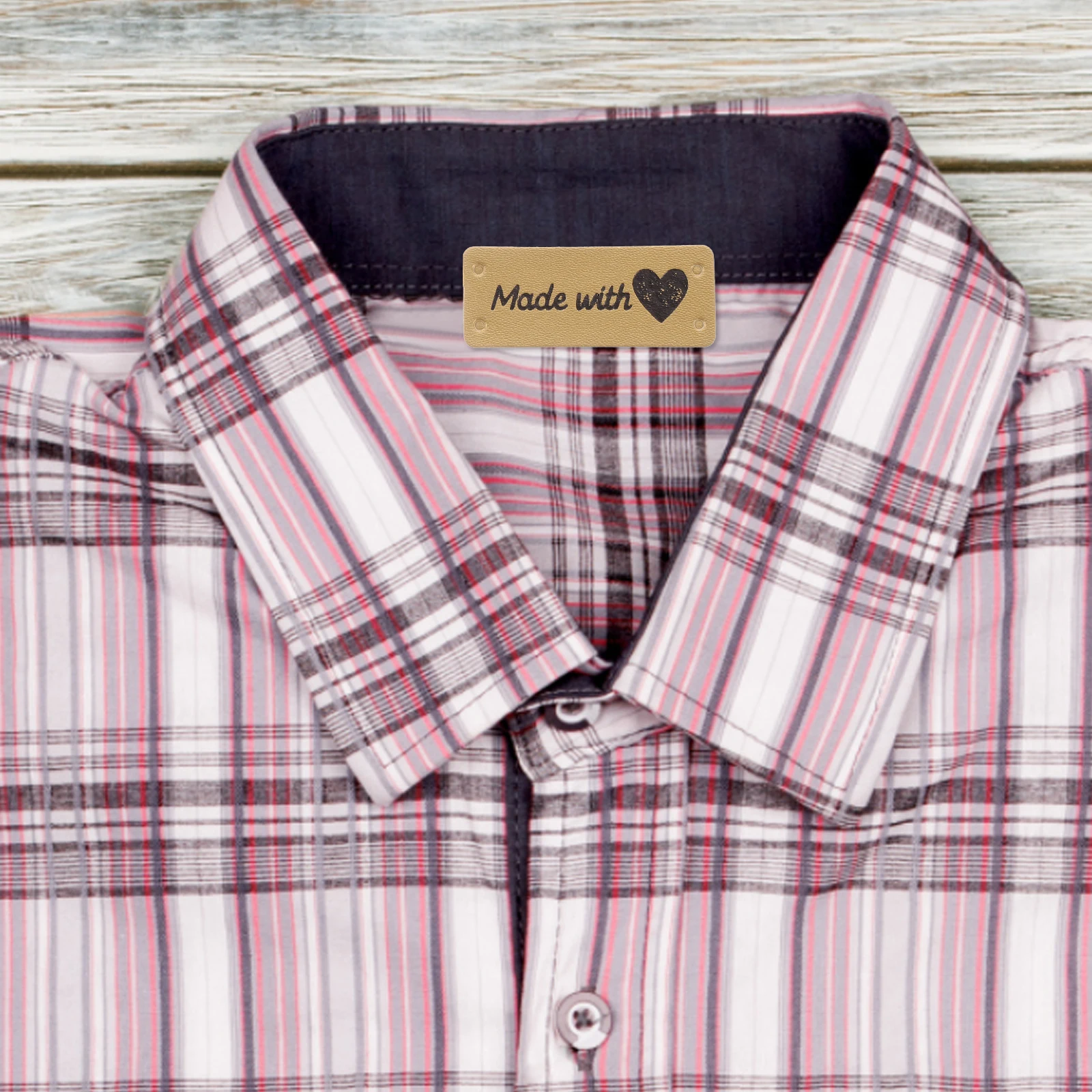 

Джинсы Love Label, 100 шт., изготовленные с этикетками, шапочки ручной работы, бирки, одежда из искусственной кожи для вязания крючком, одежда