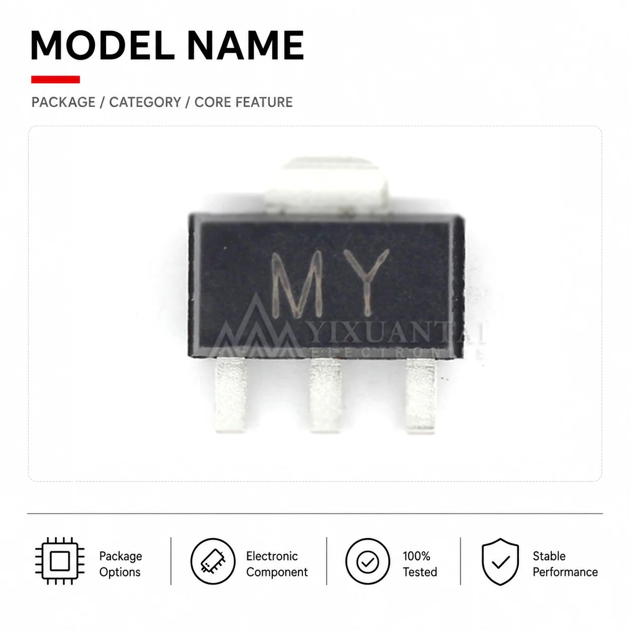 10PCS SOT-89 NPN Transistor 2SC28 Series 2SC2873 2SC2881 2SC2882 Power Amplifier Components