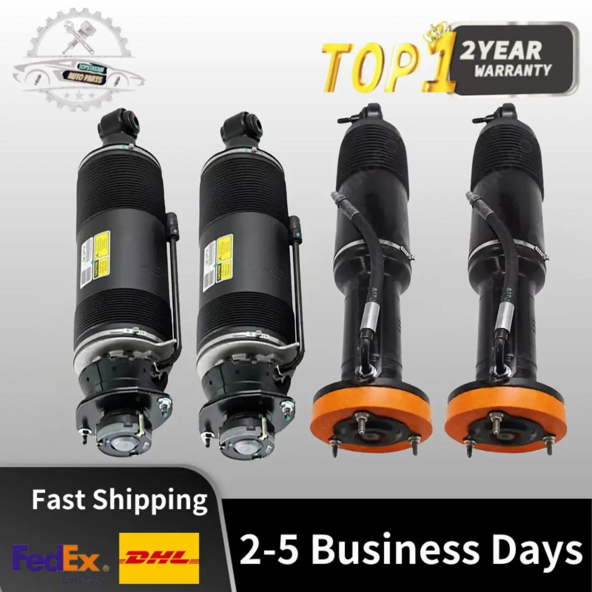 

4X Front Rear ABC Hydraulic Shock Struts For Mercedes R230 SL600 SL55 SL63 AMG 2001-2012 A2303200013 A2303202338 A2303200438