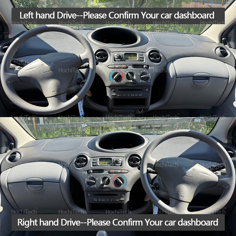 Anti-dirty Mat Pad Sunshade Dashmat Protect Car Accessorie Dashboard Cover for Toyota Yaris XP10 XP20 First Generation 1999-2006 view 2