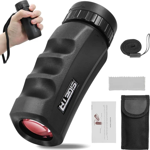 Telescopio Monocular HD de 8x25, Mini binoculares compactos de bolsillo para exteriores, impermeables para observación de aves, caza, Camping, senderismo, viajes