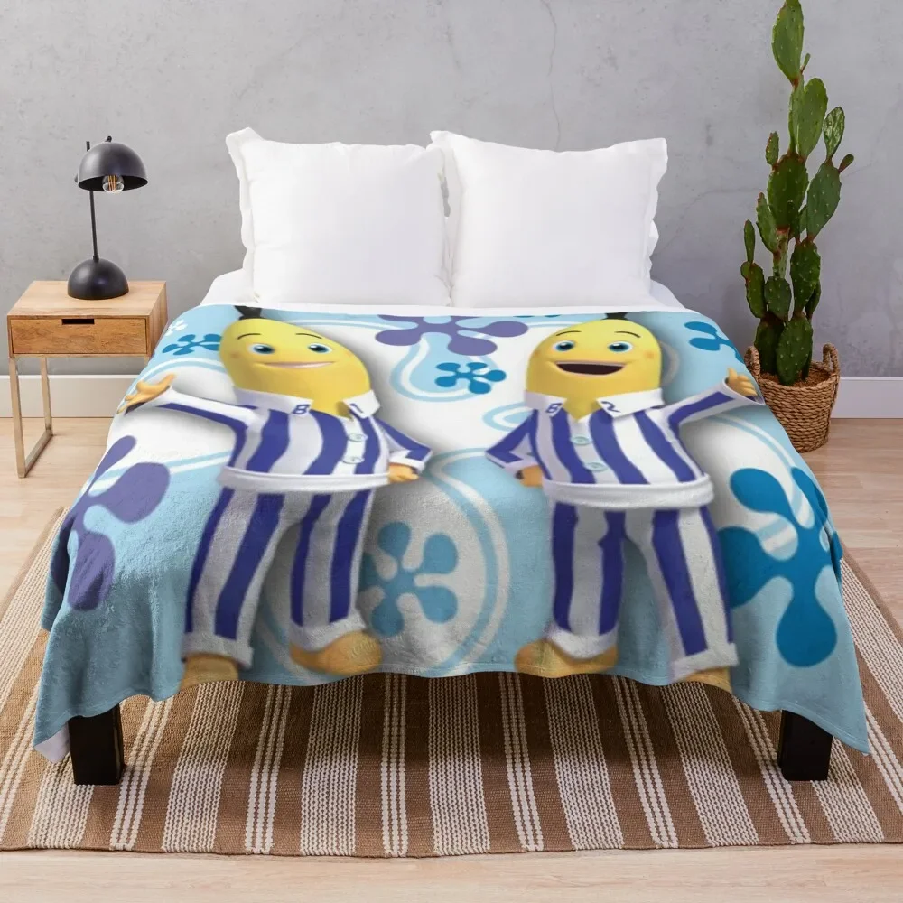 

bananas in pyjamas best friend Throw Blanket Comforter Winter beds decorative Luxury Brand Blankets