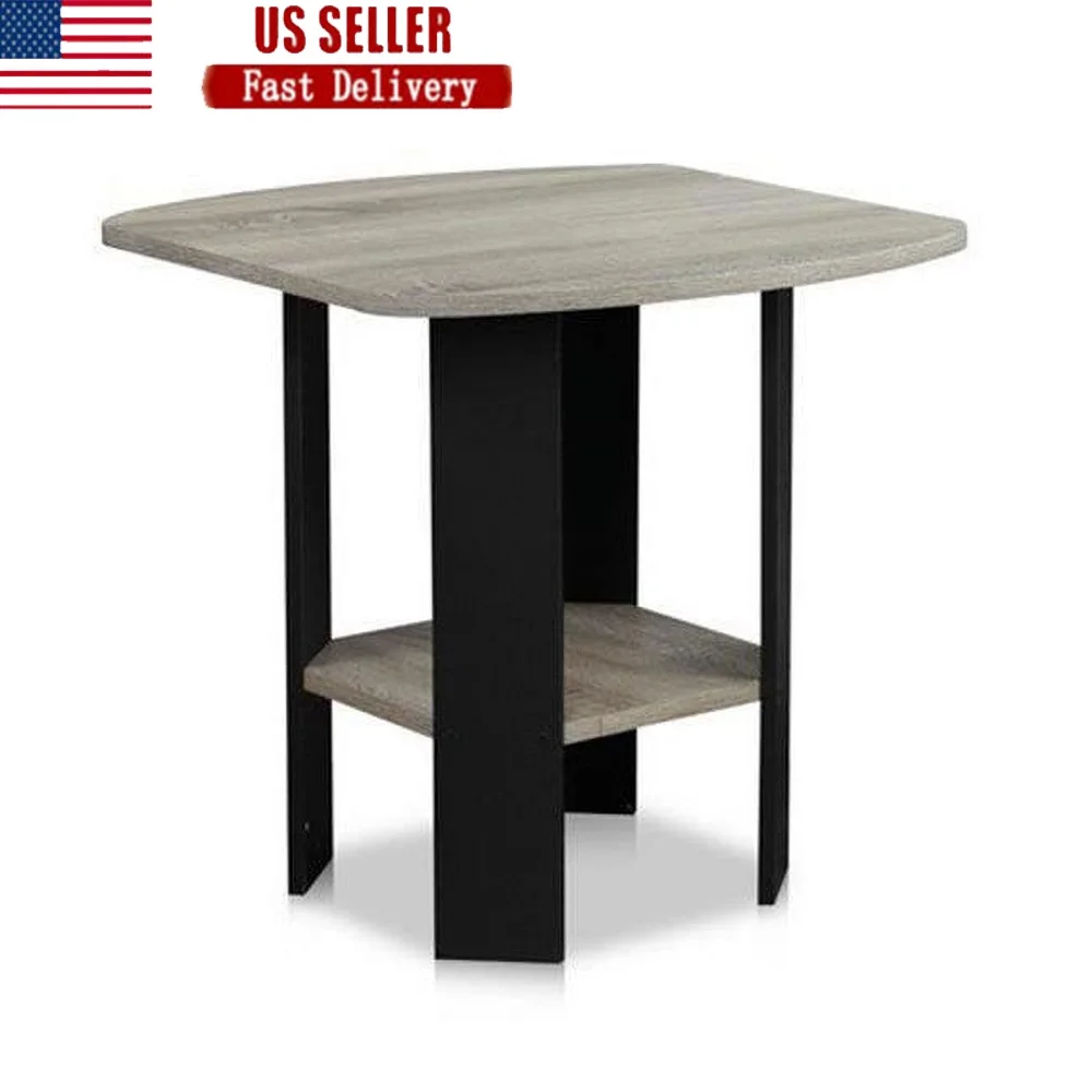 

Simple Design End Table Coffee Table Nightstand Indoor Use Medium Density Composite Wood Recycled Materials Contemporary Style