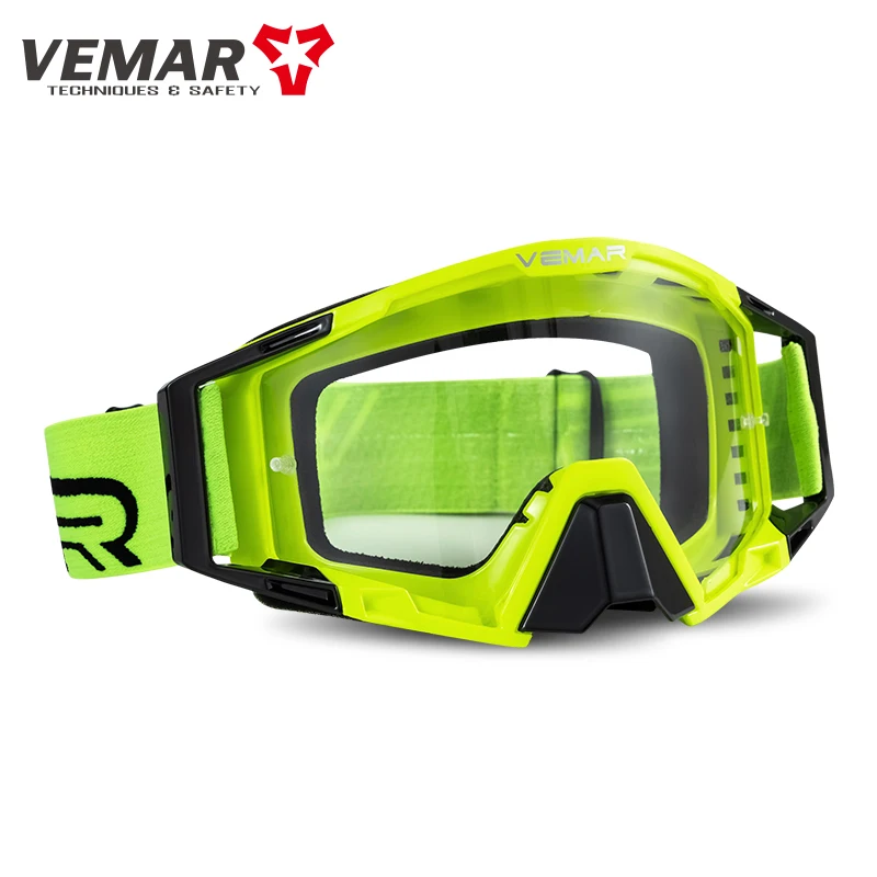 

Heavy-Duty Riding Protective Eyewear for Motorcycle Helmet and Off-Road Use, Windproof Dustproof Motocross Motorbike Goggles