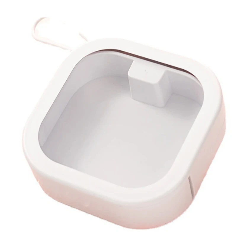 1Pcs Mini Portable Storage Box Carry-on Clear Denture Storage Box Small Storage Boxes Cell Phone Cord Pill Paper Clips Case