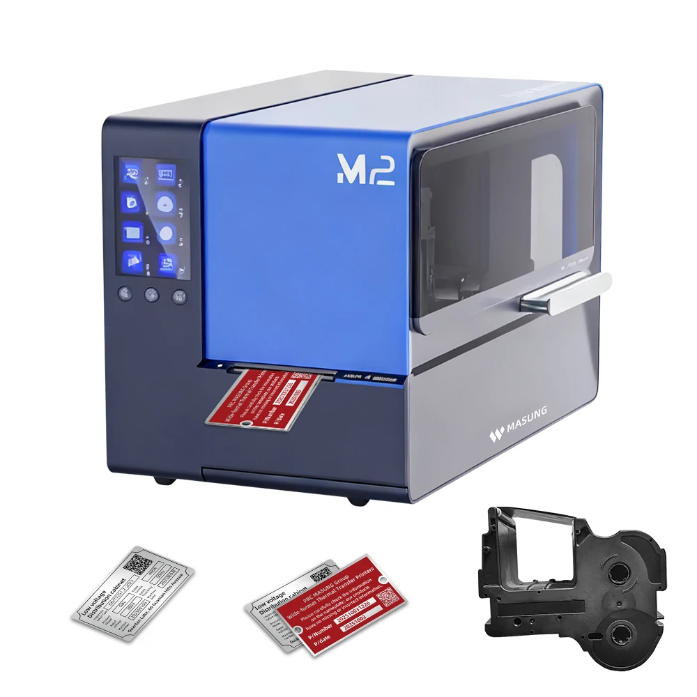 MASUNG ZK650 203/300dpi Industrial Thermal Printer Transfer Thermal Large Color Touchscreen RFID ROHS Certified Label Printer
