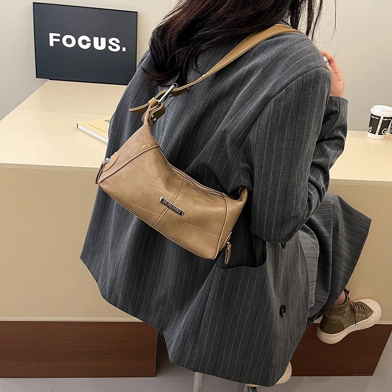 

Elegant Women Luxury Leather Classic Fashion Designer Tote Bag Shoulder Crossbody Handbag For Daily City Lifestyle