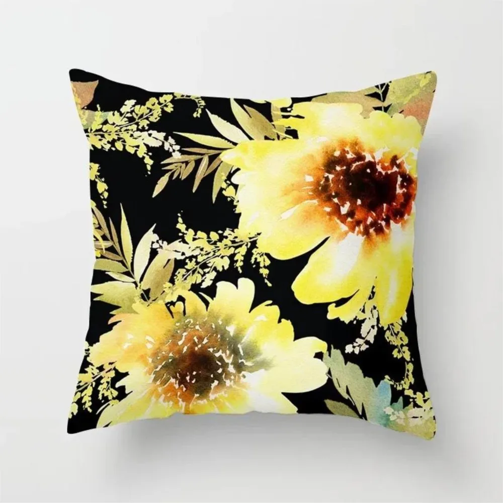 1Pc Personalized Flower Butterfly Pattern Throw Pillow,Double-Sided Printing Design, Soft Plush Cushion with Insert,Perfect Gift