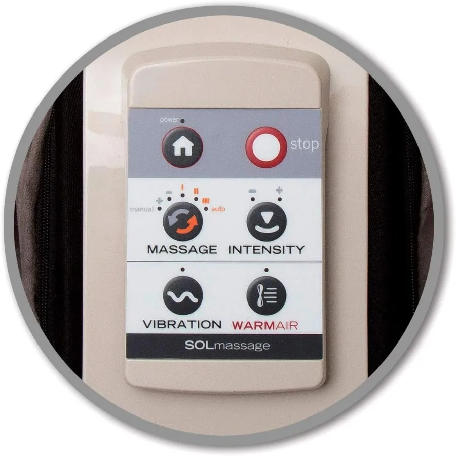 Human Touch Reflex SOL Foot Calf Massager with Heat for Plantar Fasciitis Relief Improved Circulation Shiatsu Deep Kneading Vib