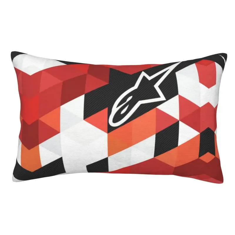 Custom Motocross Enduro Cross Pillow Case 50cmx35cm Sport Car Racing Luxury Cushion Cover Velvet Pillowcase