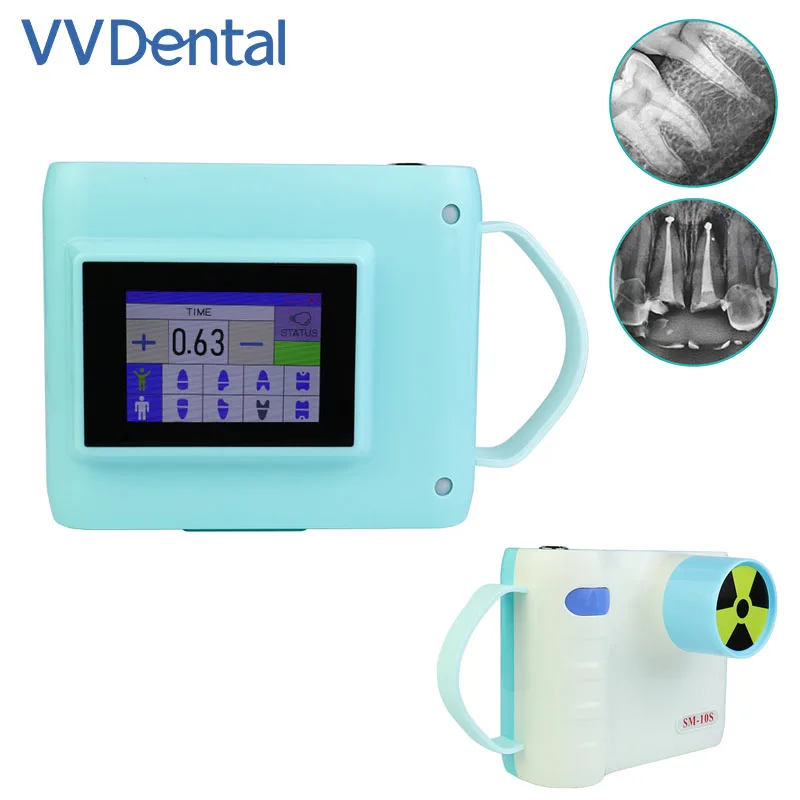 VVDental Touch Screen Dental X-ray Machine High Frequency Portable Dental X-ray Unit Digital Xray Wireless RVG Image Sensor