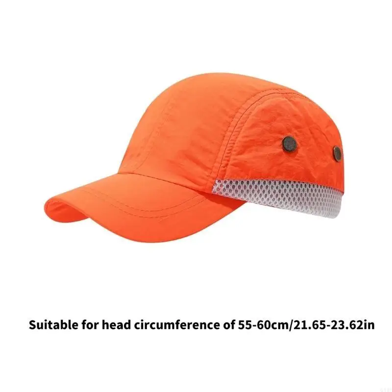634C Fluorescent Color Sun Hat with Reflective Strips for Low Light Condition Protect