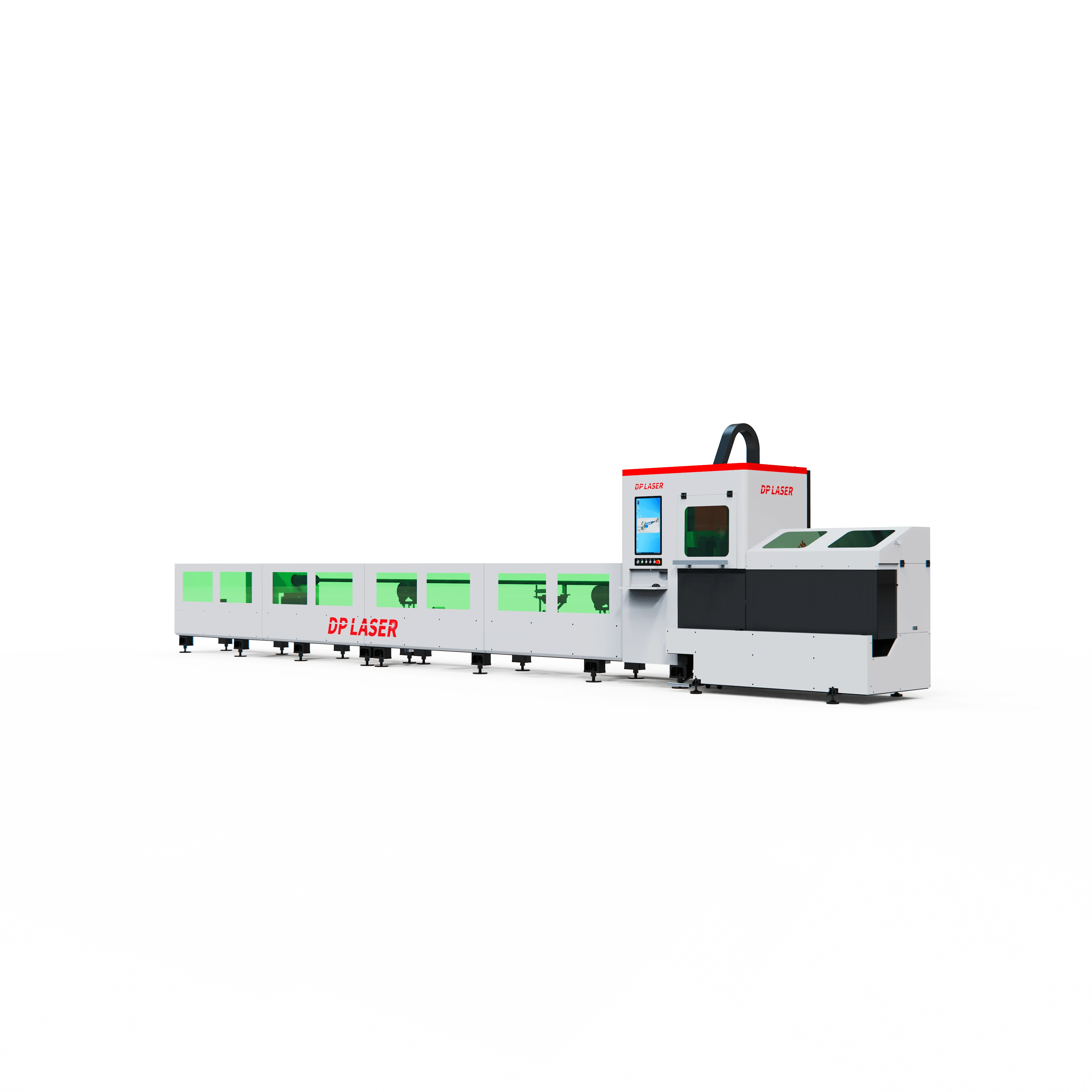 DPLASER M-Series 160mm 120mm Chuck Fiber Laser Tube Cutting Machine for Metal Pipe Processing Manufacturer
