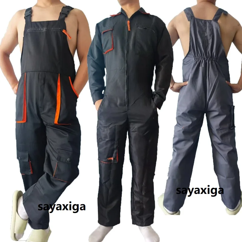 

Work Overall Uniform Men Women Working Coveralls Welding Suits Car Repair Workshop Mechanic Plus Size Clothes Dungaree carpentry