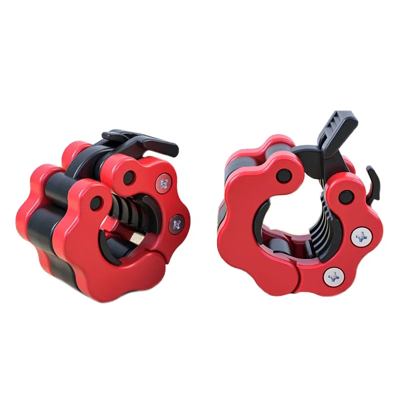 Dumbbell Bar Clamps 2PCS 25mm Quick Release Barbell Clamps Barbell Collars Weight Bar Lock Buckle Weightlifting Accessories