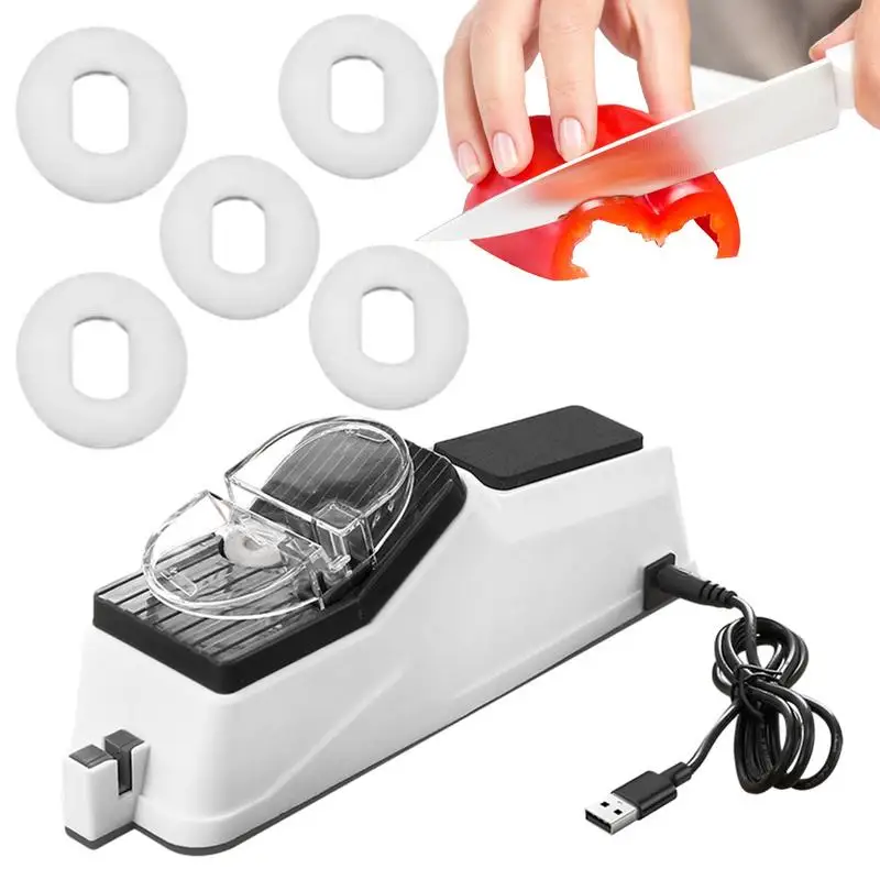 

Electric Kitchen Knife Sharpener Tool Professional Knife Sharpener 5 Seconds Fast Sharpening For restaurant Home Kitchen Gadget