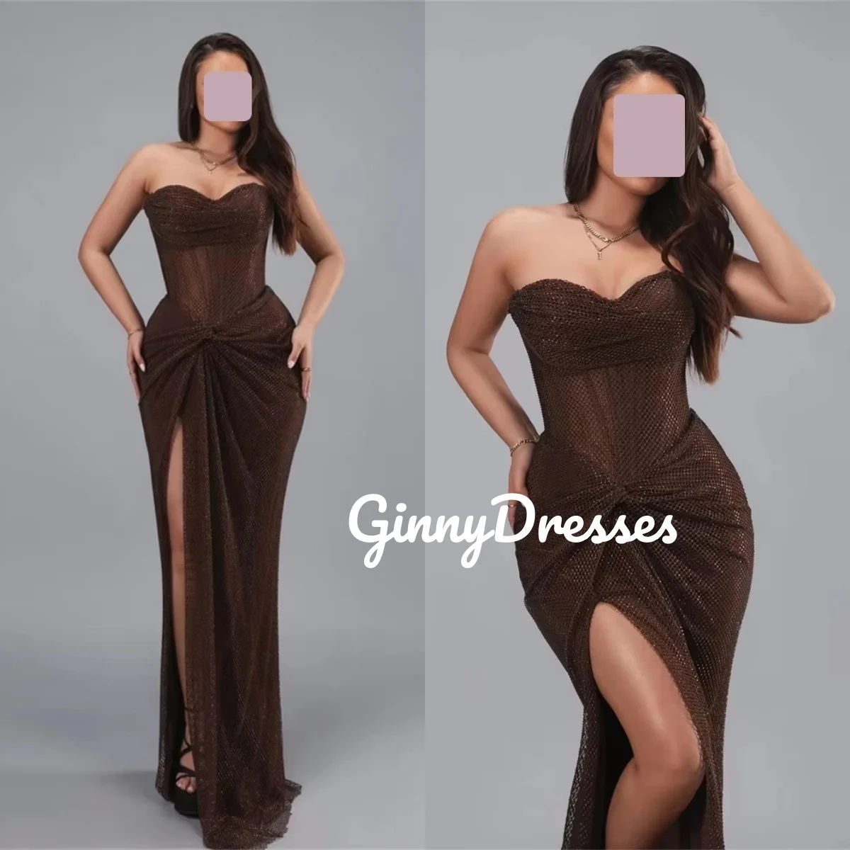 

Вечерние платья Роскошные платья трапециевидной формы с разрезом в форме сердца для выпускного вечера длиной до пола, кружевные на молнии без рукавов для торжественных случаев