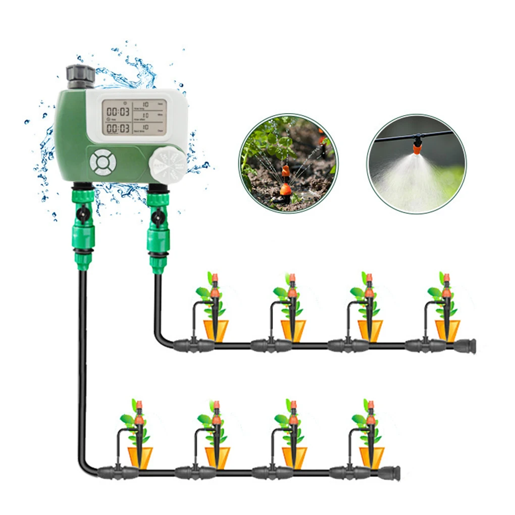 

Garden Automatic Water Timer Irrigation Controller System Sprinkler Controller Programmable Valve Hose Faucet Watering Timer