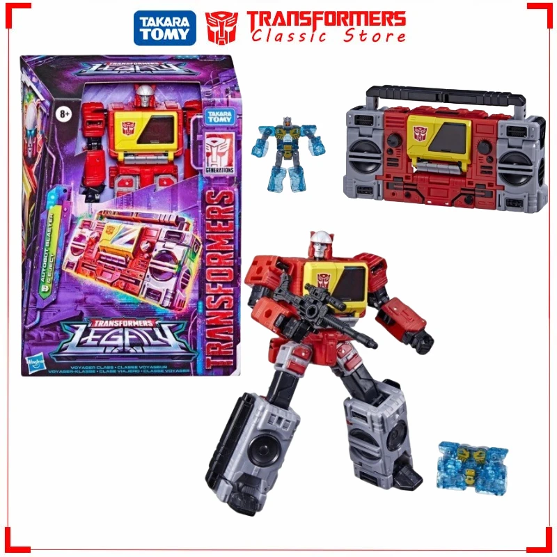 

In Stock Transformers Toys Legacy 18CM Voyage Class Blaster&Eject Classic Action Figures Cybertron Autobots Collectible Gifts