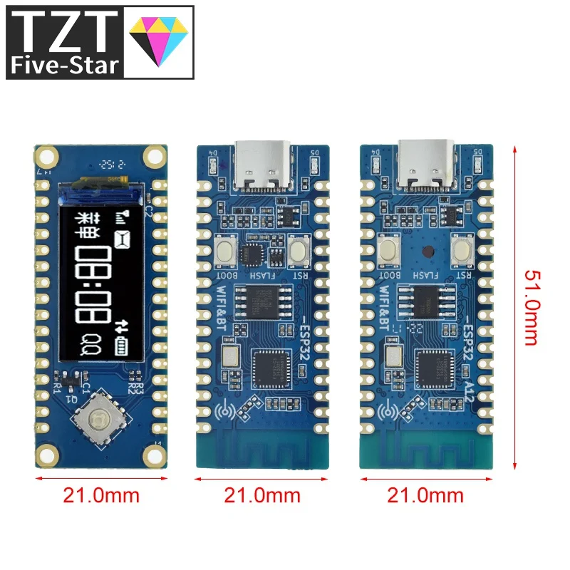 ESP32 C3 Development Board ESP32 C3 CORE Board Onboard 2.4G Antenna 32Pin IDF WiFi + Bluetooth CH343P for Arduino Microprython