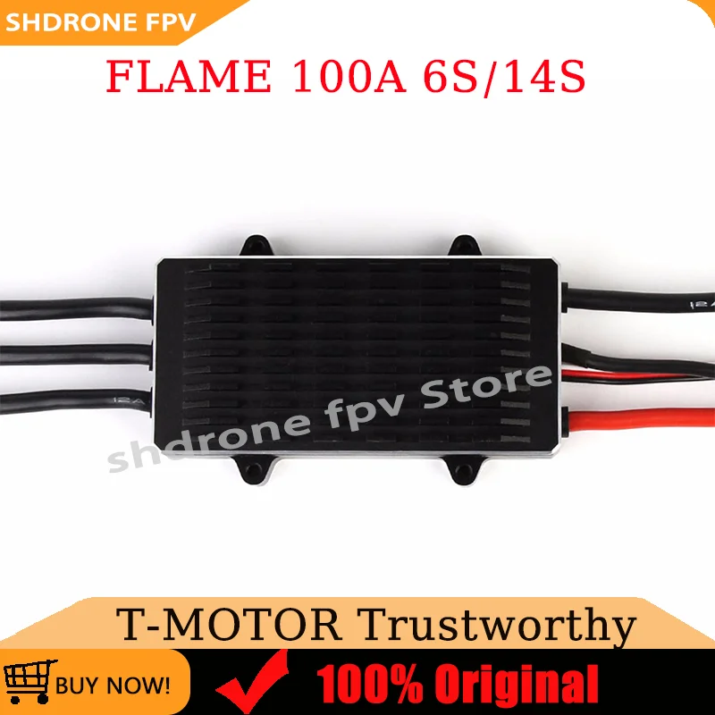

Origianl T-MOTOR FLAME 100A 6S/14S Voltage ESC Electronic Speed Controller for Helicopter Multi-rotor Quadcopter UAV RC Drones