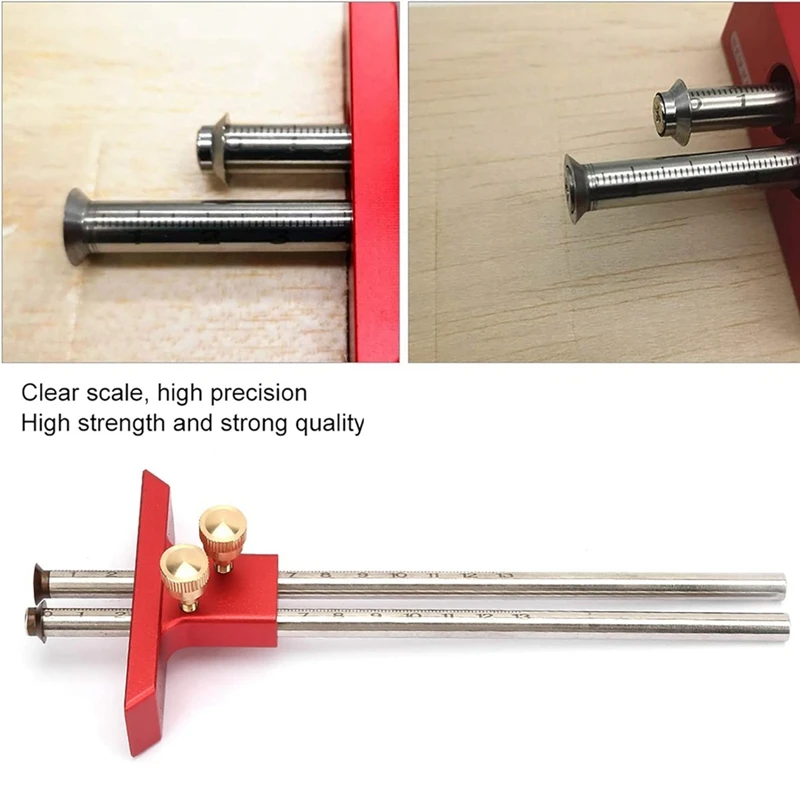 1 PCS Double-Headed Scriber Blade Type Double-Headed Scriber  Woodworking Scriber Woodworking Tools Tenon Scriber