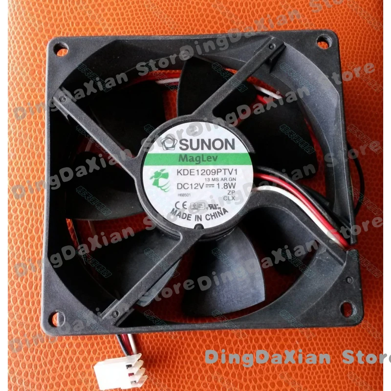 D 1 PC For Sunon KDE1209PTV1 Fan 12V 1.8W 3Pin 92*92*25mm Chassis cooling fan
