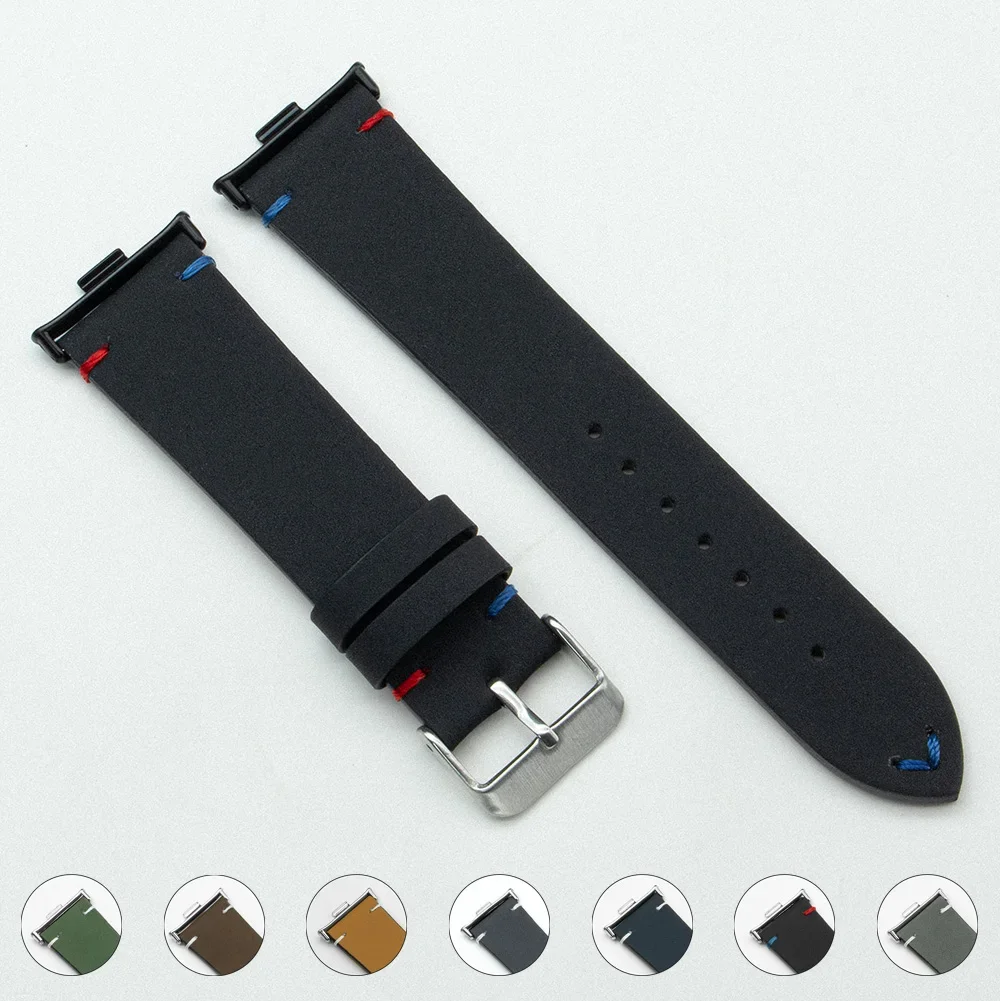 Band Leather Bracelet for Redmi watch 4 Wrist Strap for Xiaomi Mi band 8 pro/9 pro watchband Smart watch Sport Strap Accessoeies