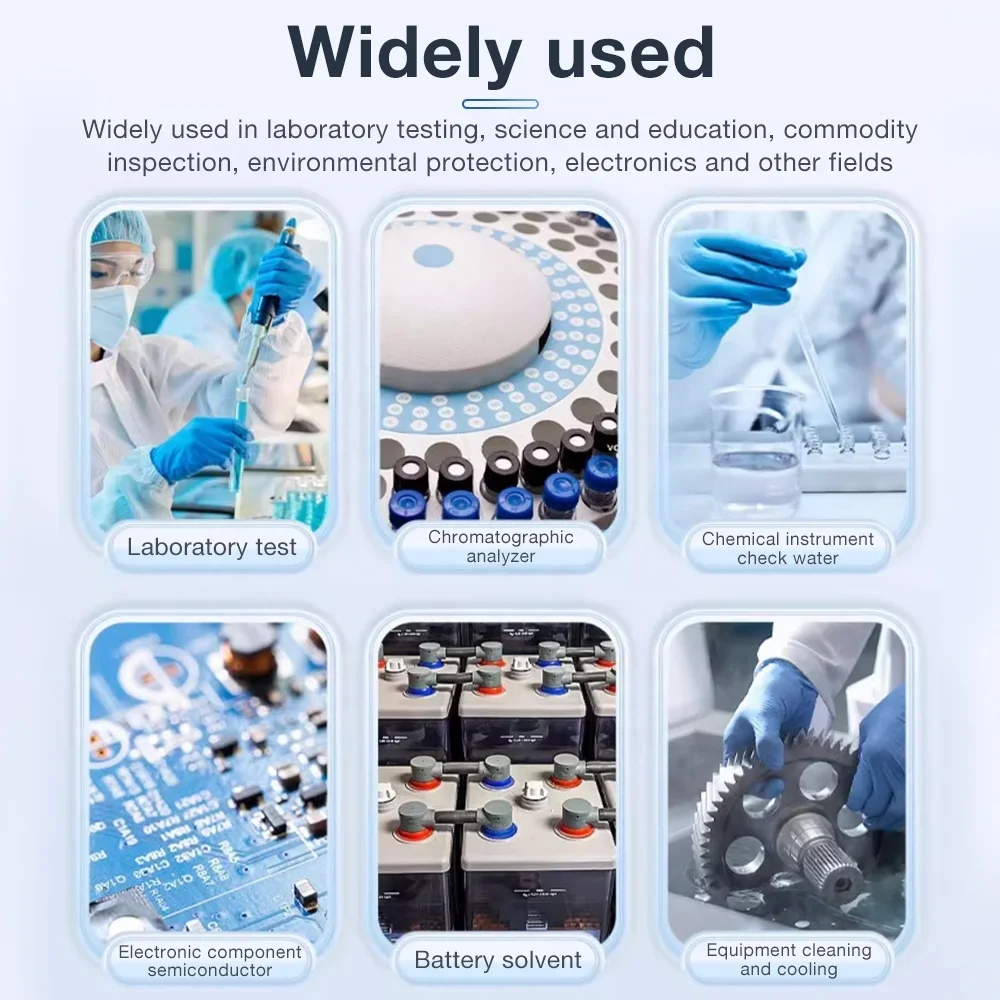 New Laboratory Water Distiller Pure Water Machine 20L Deionization Distilled Water System