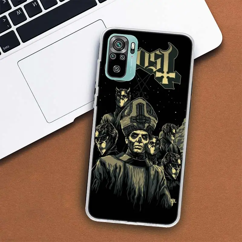 Ghost Papa Emeritus Phone Case For Xiaomi Mi 12T Pro 12X 11 Ultra 10 12 Lite 13 5G 11i 11T 10T 9 9T 8 6X 5X Cover Soft Fundas Pa