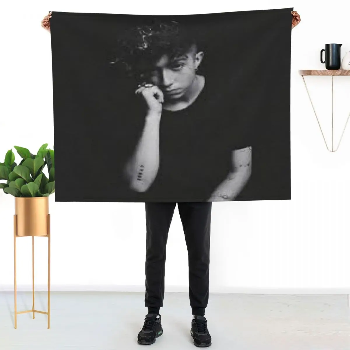 Jack Avery 8 Letters Throw Blanket Plaid Picnic heavy to sleep sofa bed Luxury Brand Furry Blankets