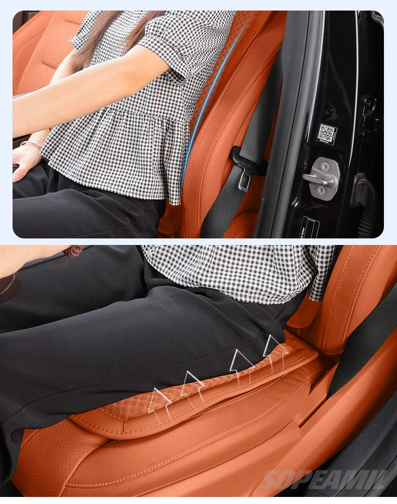 Für Chery JAECOO J5 J5EV J6 J7 J7SHS J8 J9 2024-2026 Auto-Sitzrückenlehnen-Kissenbezug Atmungsaktiver Sitzschutzbezug – Detail 8