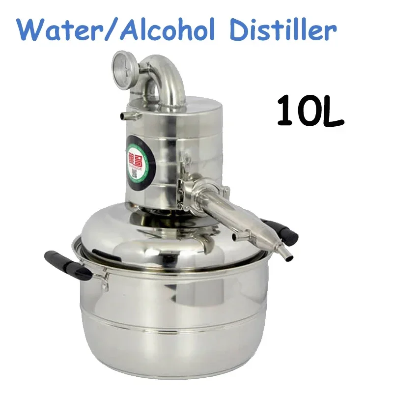 10L Water Alcohol Distiller Small Household Brew Kit Still Wine Making Brewing Machine Distillation Equipment