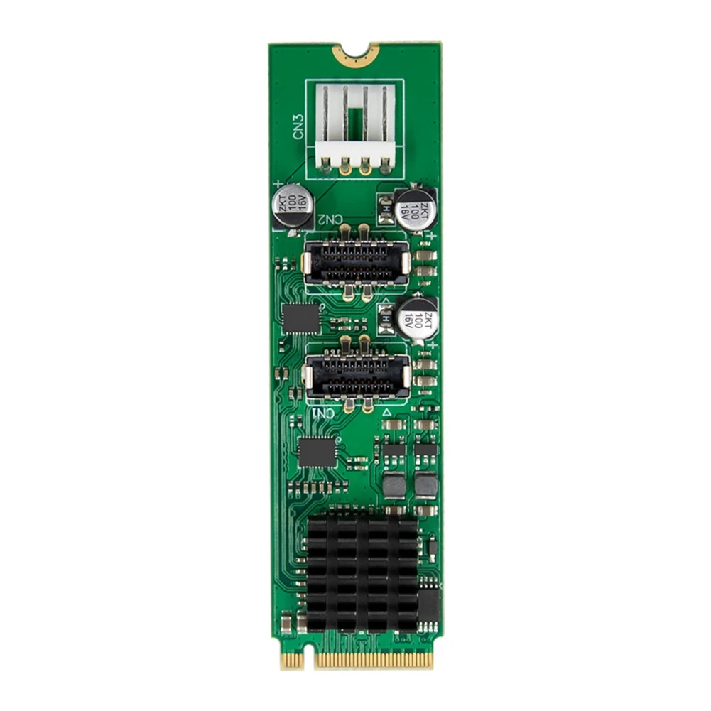 abpo-m2-m-asm3142-2ポート-10gbps-type-e-usb31-産業用制御拡張カード、m2-asm3142-usb31-type-e-拡張カード
