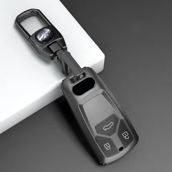 Soft TPU Car Remote Key Case Cover for Audi A4 A4L A5 Q5 Q7 TT TTS 8S B9 2016 2017 2018 Car Key Protection Shell Accessories