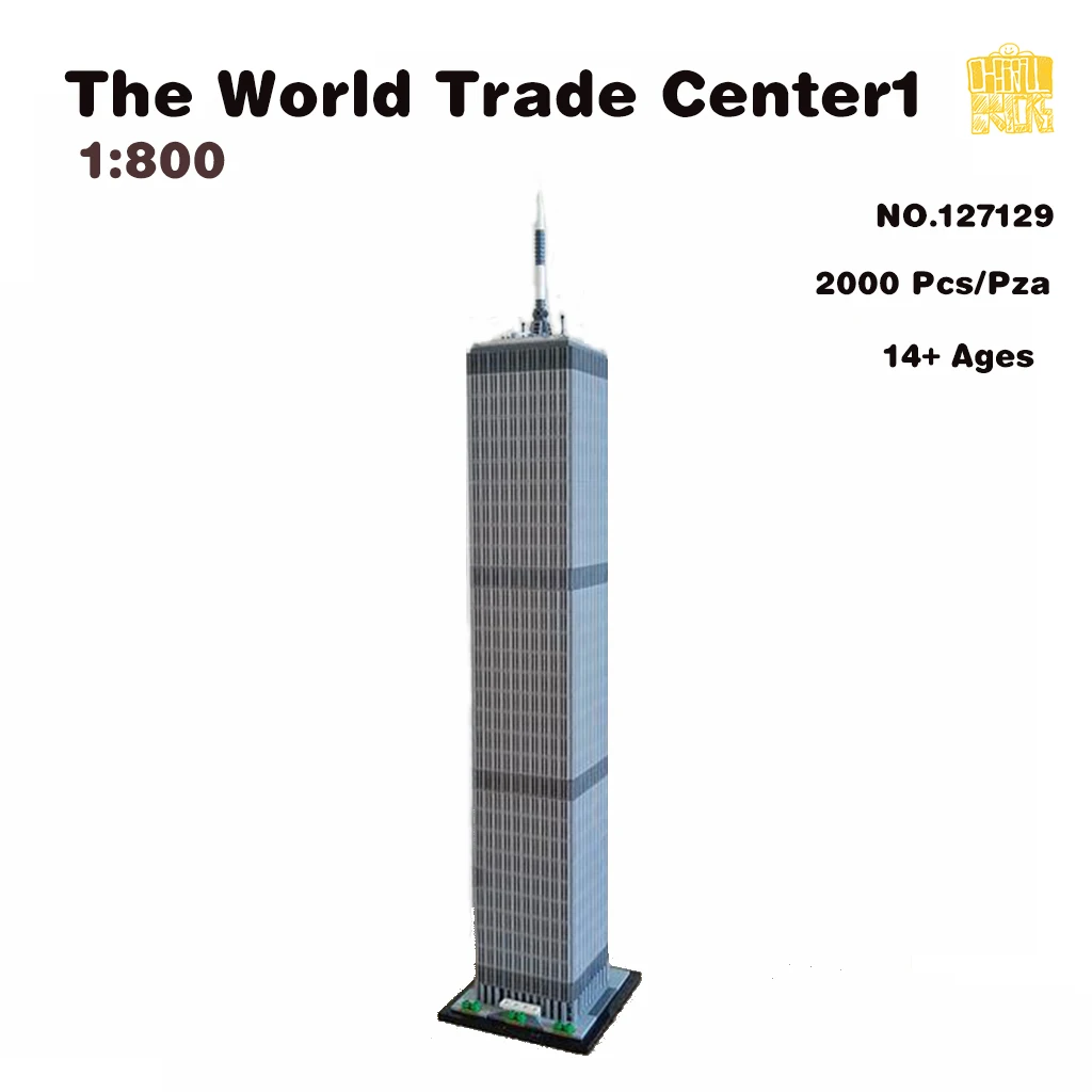 MOC-127129 The World Trade Center1 Skyscraper Model With PDF Drawings Building Blocks Bricks Birthday Christmas Gifts