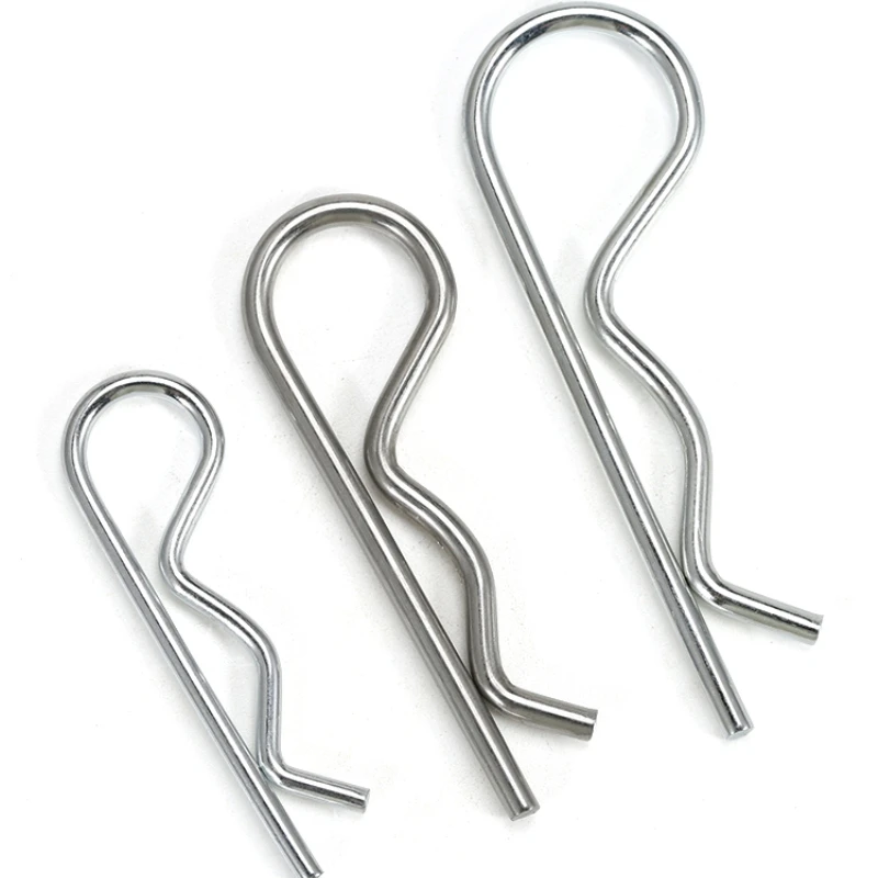 304 Edelstahl R-förmiger Feder-Splint M1.2 M1.5 M1.8 M2 M2.5~ M4 M5 M6 Automobil-Zugstangen-Befestigungselement für Wartungsarbeiten – Detail 2