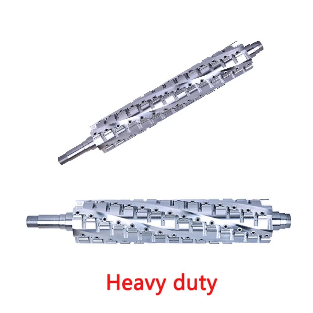 

Timber Polishing Processing Woodworking Tools Helical Spiral Cutter Head With 15*15*2.5*30 Insert Blade Size Customized