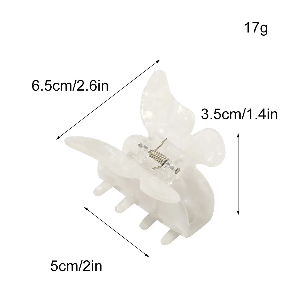 New Hair Clip Acetic Acid Butterfly Small Hair Claw For Women Girls Fashion Crab Clips For Hair Tins Clamps Hair Accessories