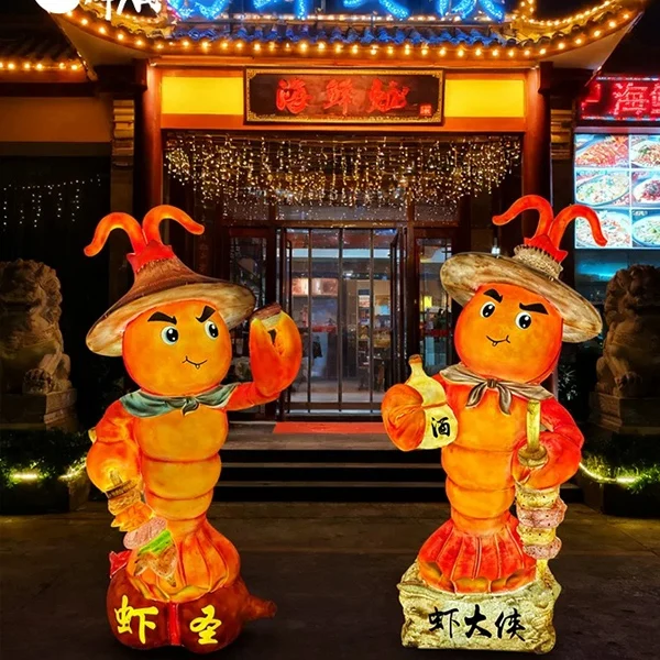*Factory Customization Fiberglass Sculpture 3d Outdoor 3d Printing Sculpture  Resin Sculpture Fiberglass Shopping Mall Landscape
