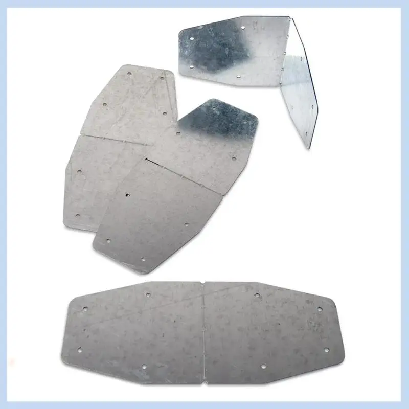 

AS63-Adjustable Raised Bed Corners Bend To Any Angle Use With Any Lumber Durable Steel Silver 4PCS