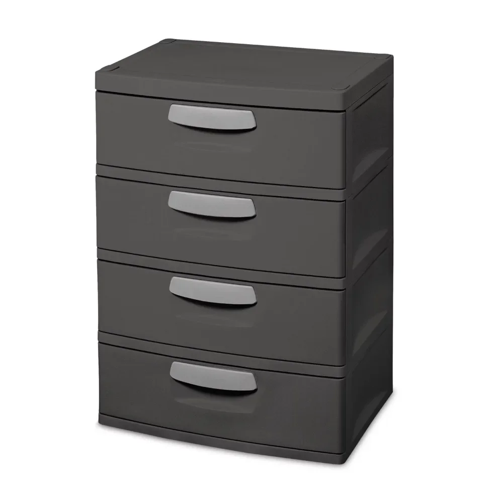 4 Drawer Unit Flat Gray Cutting-edge colors are stylish and sophisticated Strong side walls for strength and durability