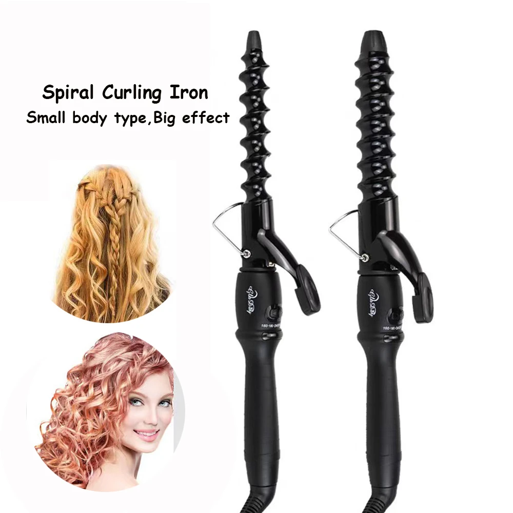 

Спиральные щипцы для завивки волос, стайлер для волос, ручное вращение, завитая волна, бигуди, заколки для волос для волос, электрические бигуди, инструменты для моделирования