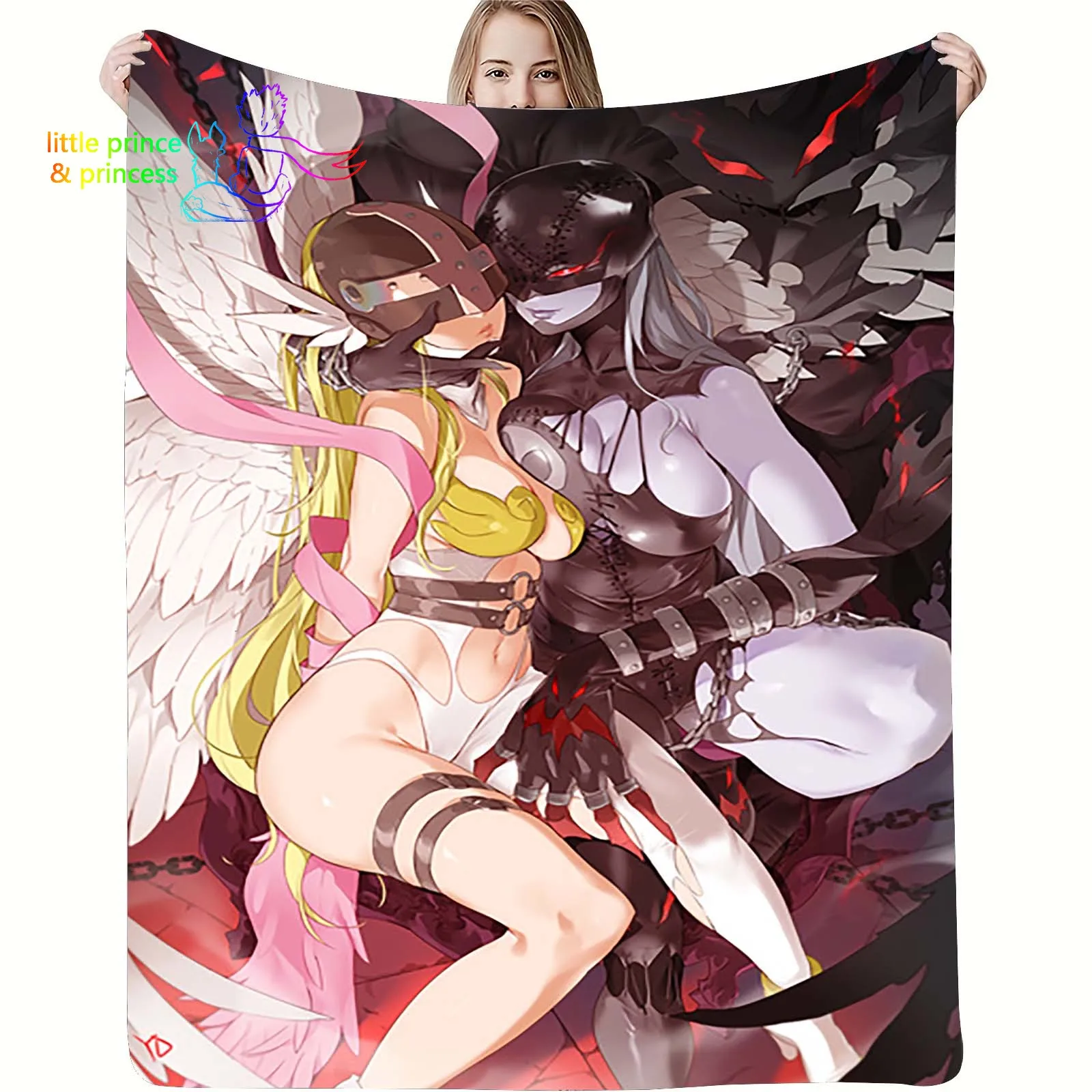 Digimon Adventure Classic Anime Blanket Lightweight Comfortable Soft Breathable Ultra Warm Blanket Bedding Travel Bedding