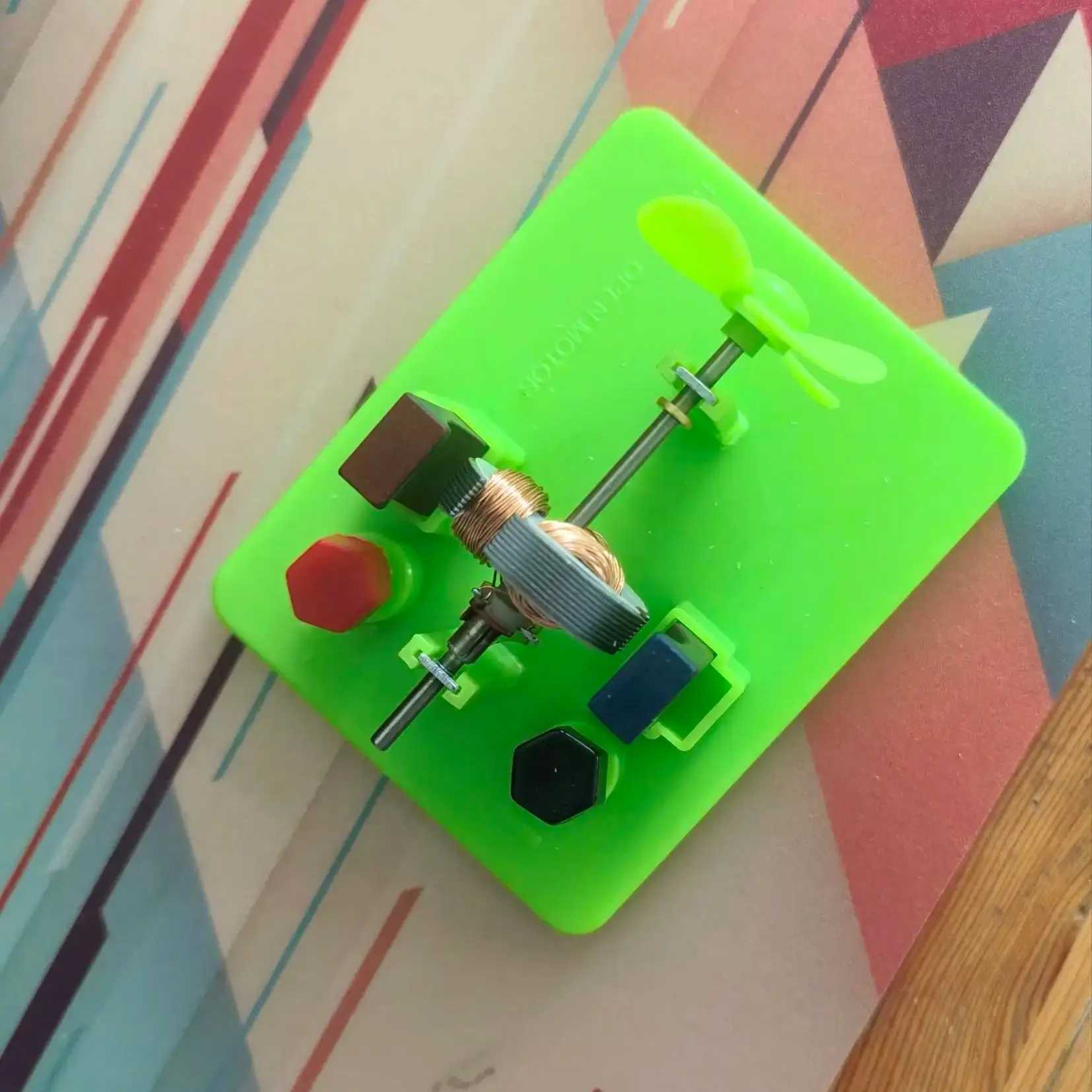 DIY DC Electrical Motor Model Physics Experiment Aids Children Educational Students School Physics Science Student Tool