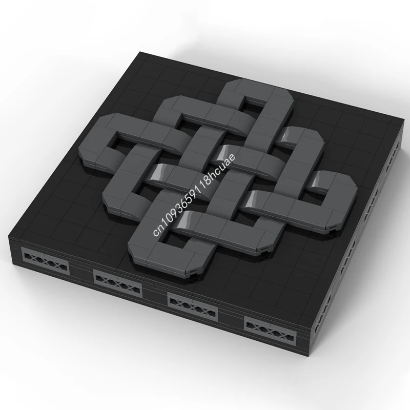 

384 шт. MOC кельтский узел, строительные блоки, STEAM Learning, практические способности, логическое мышление, космическая рождественская игрушка в подарок