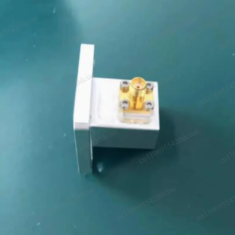 Low VSWR 1.2 BJ120, (WR75) waveguide to coaxial transition 9.84-15GHz