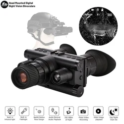 ZIYOUHU OHB-R5 1080P Head Mounted Night Vision Digital Binoculars 600M Long Range Hunting with IR HD Video Camera